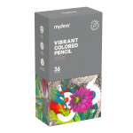Triangular crayons in vibrant colours (36 pieces) mideer
