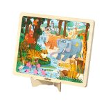 puzles de madera - Animales de la jungla (100 piezas) mideer