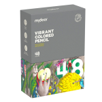 Crayones triangulares en colores vibrantes (48 unidades) mideer