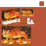 Puzle Artísticos - El Maravilloso Viaje del Tigre (240 piezas) mideer