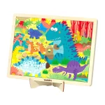puzles de madera - Familia de dinosaurios (100 piezas) mideer