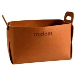Cesta de fieltro para almacenamiento (Marrón) mideer