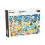 Puzzle artystyczne – Księżyc w dżungli (1000 elementów) mideer Puzzle artystyczne – Księżyc w dżungli (1000 elementów) mideer