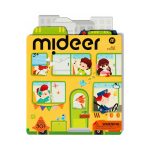 Żelowe naklejki wielorazowe mideer – Ulica (30 szt.) Zestaw naklejek żelowych wielokrotnego użytku mideer – Ulica mideer