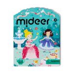 Żelowe naklejki wielorazowe mideer – Przebieranki księżniczki (61 szt.) Naklejki żelowe wielokrotnego użytku mideer – Princess Dress-Up (61 szt.) mideer